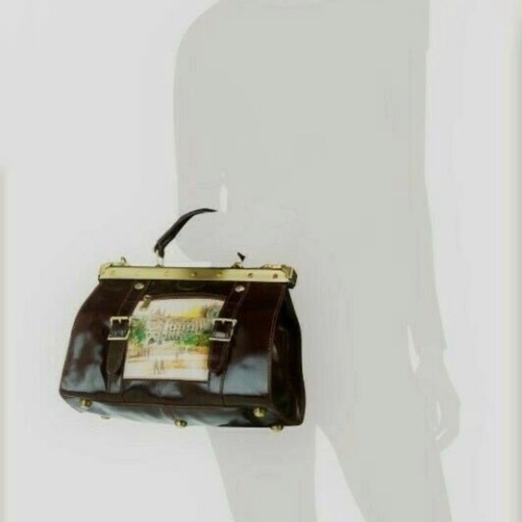 Patricia Nash Discovery Collina Westminster Abbey Satchel - Picture 10 of 10